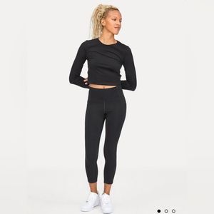 Black Girlfriend Collective ReSet Cropped Long Sleeve